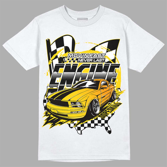 Jordan 6 “Yellow Ochre” DopeSkill T-Shirt ENGINE Tshirt Graphic Streetwear - White