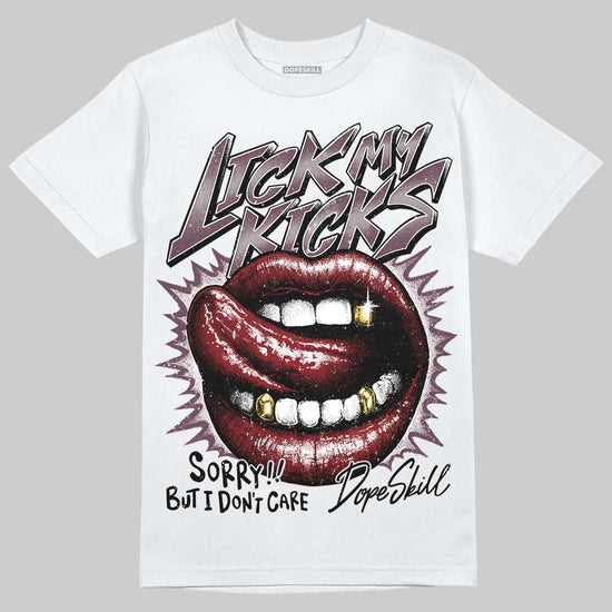 A Ma Maniére x Air Jordan 5 “Violet Ore” DopeSkill T-Shirt Lick My Kicks Graphic Streetwear - White