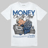 Jordan 1 Low OG “Storm Blue” DopeSkill T-Shirt MOMM Graphic Streetwear - White