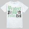 Asics Gel-Kayano 12.1 White/Menthol DopeSkill T-Shirt Protect Me From Evil Graphic Streetwear - White 