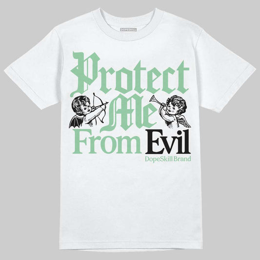 Asics Gel-Kayano 12.1 White/Menthol DopeSkill T-Shirt Protect Me From Evil Graphic Streetwear - White 
