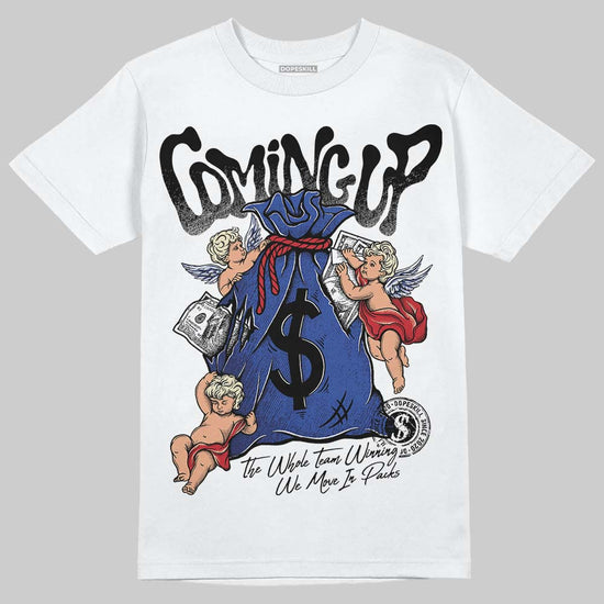 Jordan 4 “Rare Air” DopeSkill T-Shirt Money Bag Coming Up Graphic Streetwear - White 