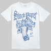 Jordan 3 "True Blue" DopeSkill T-Shirt Stack Paper Graphic Streetwear - White