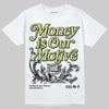 Jordan 11 “Inner Beast” DopeSkill T-Shirt Money Is Our Motive Typo Graphic Streetwear - White