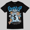 Jordan 4 Denim “Worn Blue” DopeSkill T-Shirt Money Bag Coming Up Graphic Streetwear - Black
