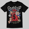 Jordan 4 “Rare Air” DopeSkill T-Shirt Money Bag Coming Up Graphic Streetwear - Black