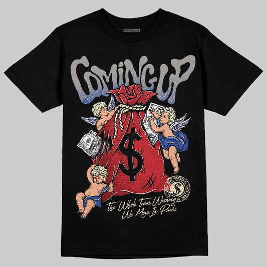 Jordan 4 “Rare Air” DopeSkill T-Shirt Money Bag Coming Up Graphic Streetwear - Black