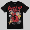 Jordan 14 Retro Ferrari (2025) DopeSkill T-Shirt Money Bag Coming Up Graphic Streetwear - Black
