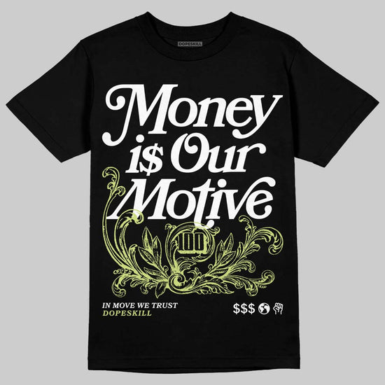 Jordan 11 “Inner Beast” DopeSkill T-Shirt Money Is Our Motive Typo Graphic Streetwear - Black