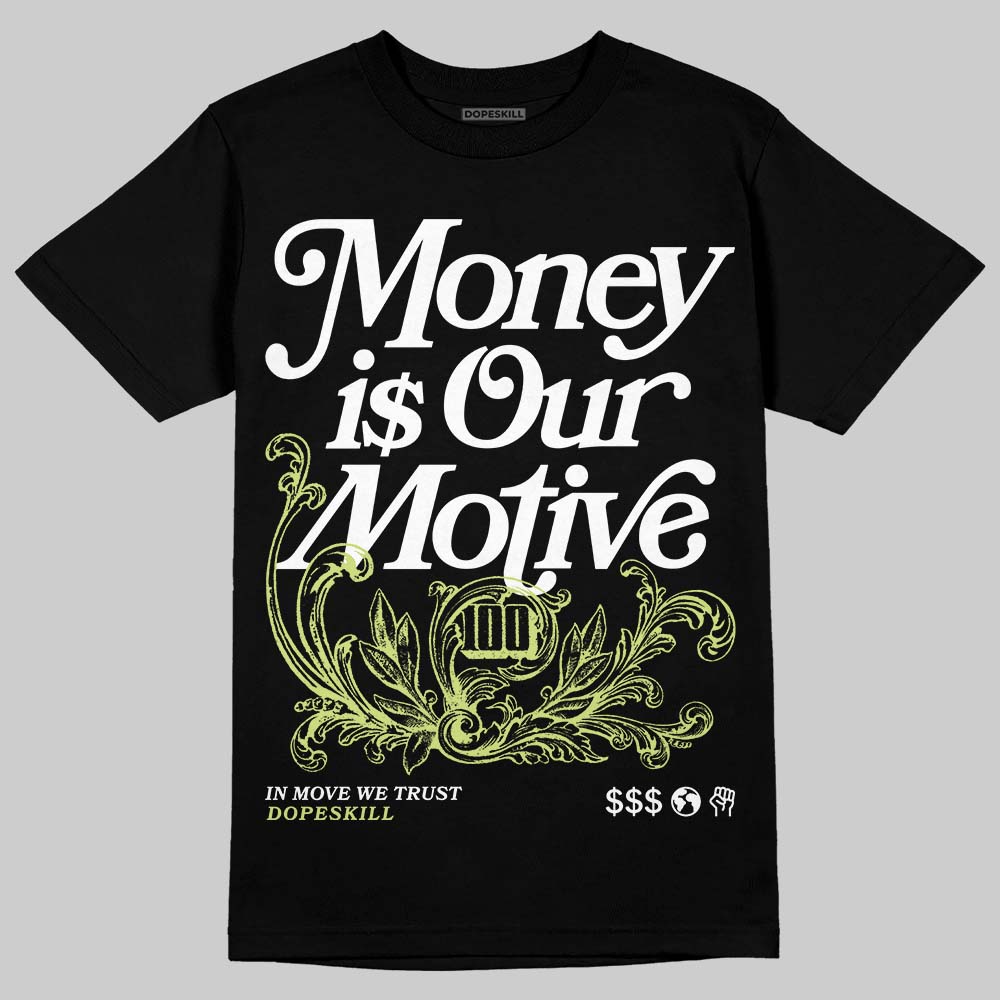 Jordan 11 “Inner Beast” DopeSkill T-Shirt Money Is Our Motive Typo Graphic Streetwear - Black