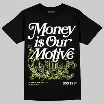 Jordan 11 “Inner Beast” DopeSkill T-Shirt Money Is Our Motive Typo Graphic Streetwear - Black