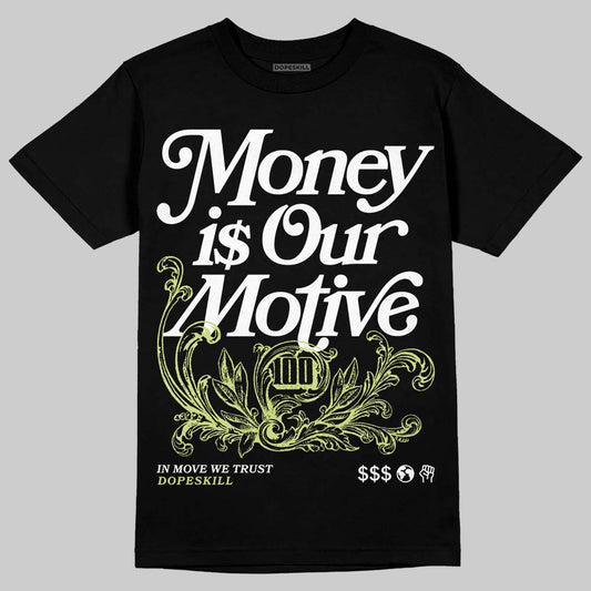 Jordan 11 “Inner Beast” DopeSkill T-Shirt Money Is Our Motive Typo Graphic Streetwear - Black