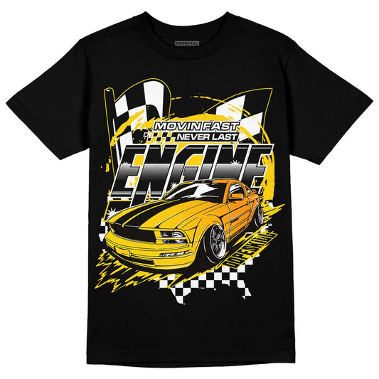 Jordan 6 “Yellow Ochre” DopeSkill T-Shirt ENGINE Tshirt Graphic Streetwear - Black