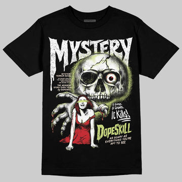 Jordan 5 “Luminous Green” DopeSkill T-Shirt Mystery Ghostly Grasp Graphic Streetwear - Black