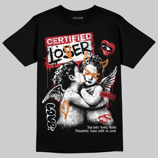 Jordan 5 "Sunset" DopeSkill T-Shirt Certified Lover Graphic Streetwear - Black