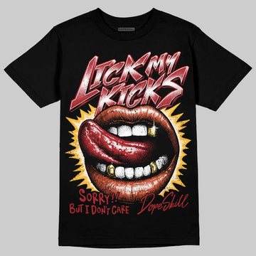 Nigel Sylvester x Air Jordan 4 ‘Brick by Brick’ DopeSkill T-Shirt Lick My Kicks Graphic Streetwear - Black