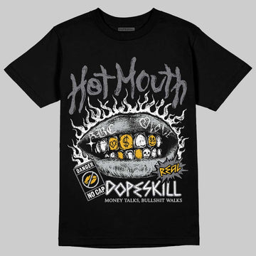 Jordan 4 “Fear” DopeSkill T-Shirt Hot Mouth Graphic Streetwear - Black