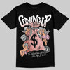Jordan 1 Low OG “Rust Pink” DopeSkill T-Shirt Money Bag Coming Up Graphic Streetwear - black