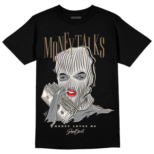 Jordan 5 SE “Sail” DopeSkill T-Shirt Money Talks Graphic Streetwear - Black