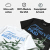 Black University Blue 5s DopeSkill T-Shirt Forever Paid Graphic