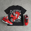 Toro Bravo 4s DopeSkill T-Shirt Out Here Being Cute Graphic