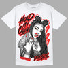 Jordan Spizike Low Bred DopeSkill T-Shirt New H.M.O Graphic Streetwear - White