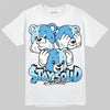 Jordan 11 University Blue DopeSkill T-Shirt Stay Solid Graphic Streetwear - White