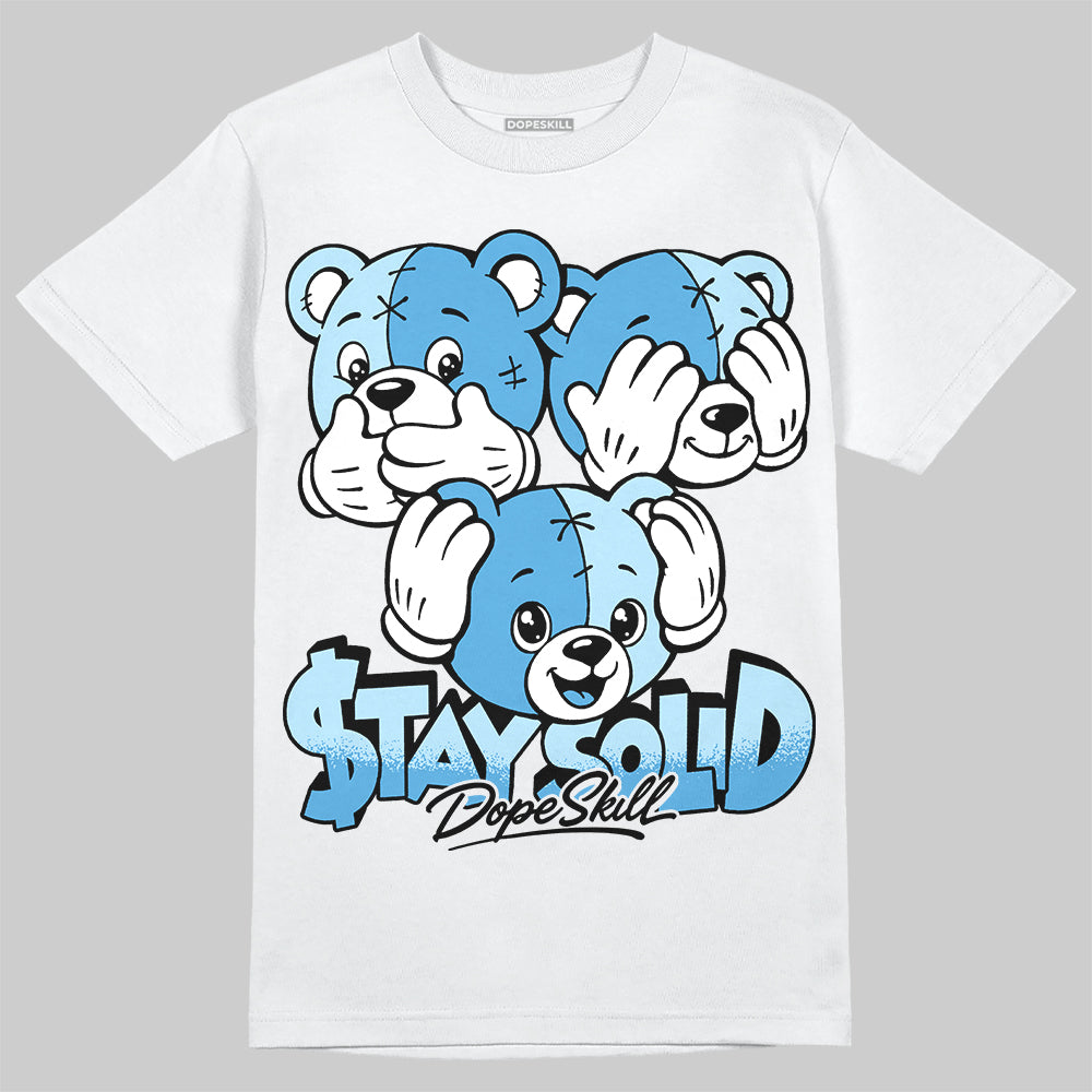 Jordan 11 University Blue DopeSkill T-Shirt Stay Solid Graphic Streetwear - White
