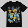 Jordan 11 Retro Gamma Blue (2025) DopeSkill T-Shirt No Risk No Story Graphic Streetwear - Black