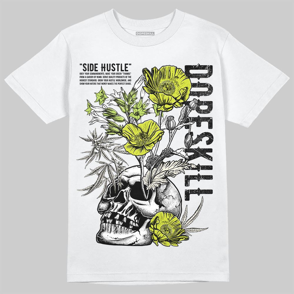 Air Max 90 x Patta Cyber and Particle Grey DopeSkill T-Shirt Side Hustle Graphic Streetwear - White