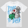 Jordan 11 University Blue DopeSkill T-Shirt Loyal To The Bag Graphic Streetwear - White 