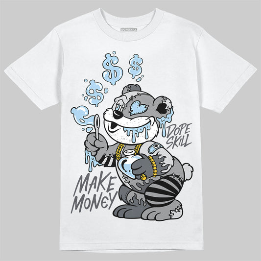 Jordan 5 Retro Wolf Grey (2026) DopeSkill T-Shirt Make Money Graphic Streetwear - White