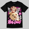 Dunk Triple Pink DopeSkill T-Shirt Real Ones Angel Graphic Streetwear - Black