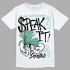 Jordan 3 "Green Glow" DopeSkill T-Shirt Speak It Graphic Streetwear - White