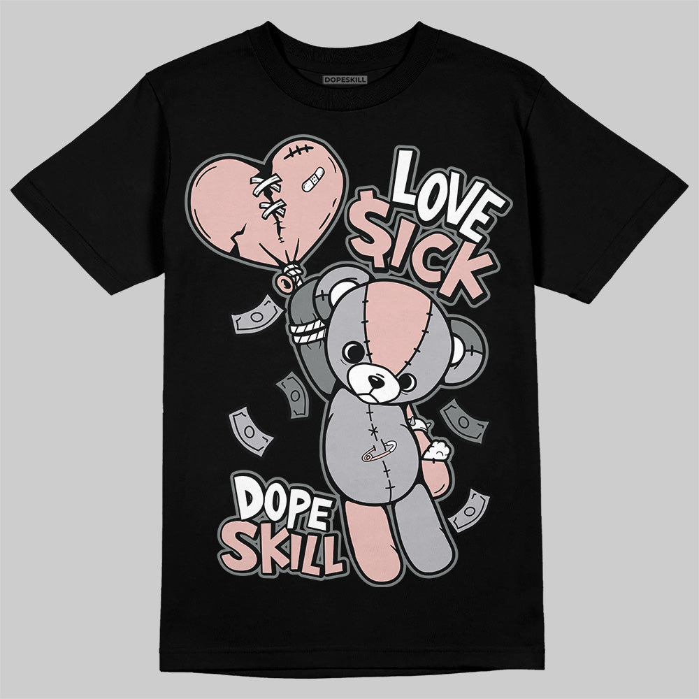 ASICS Gel-1130 'White Neutral Pink' DopeSkill T-Shirt Love Sick Graphic Streetwear - Black