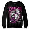 Jordan 4 GS “Hyper Violet” DopeSkill Sweatshirt Money Loves Me Graphic Streetwear - Black