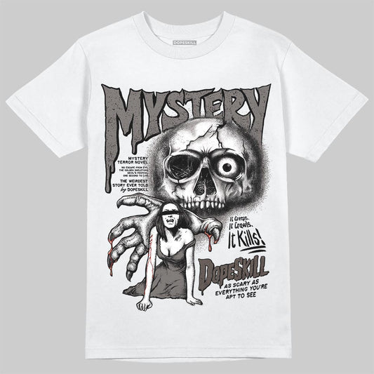 Jordan 4 Retro Cave Stone DopeSkill T-Shirt Mystery Ghostly Grasp Graphic Streetwear - White 