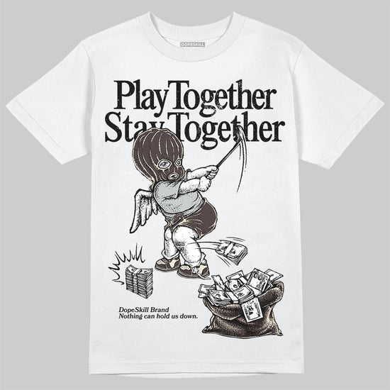 Balenciaga Runner 2.0 Sneakers in Mesh & Nylon DopeSkill T-Shirt Play together, Stay together Graphic Streetwear - White