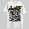 Jordan 5 "Olive" DopeSkill T-Shirt Heartless Graphic Streetwear  - White 