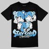 Jordan 11 University Blue DopeSkill T-Shirt Stay Solid Graphic Streetwear - Black