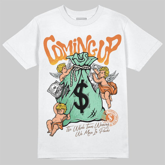SB Dunk Low Rodeo Tourmaline DopeSkill T-Shirt Money Bag Coming Up Graphic Streetwear - White