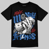 Jordan 3 "True Blue" DopeSkill T-Shirt Make Money Not Friends Graphic Streetwear - Black