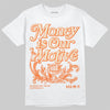 Jordan 3 “Starfish” DopeSkill T-Shirt Money Is Our Motive Typo Graphic Streetwear - White