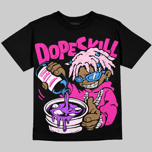Dunk Triple Pink DopeSkill T-Shirt Pour Up Graphic Streetwear - Black