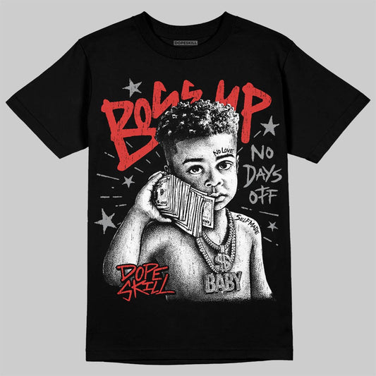 Jordan 4 Toro Bravo DopeSkill T-Shirt Boss Up Graphic Streetwear - Black