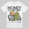 Jordan 4 GS “Light Lemon Twist” DopeSkill T-Shirt MOMM Graphic Streetwear - White