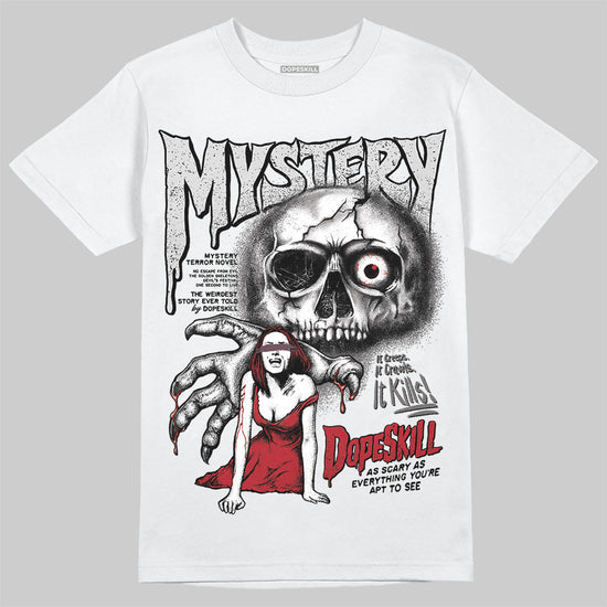 New Balance 1906R Silver Classic Crimson DopeSkill T-Shirt Mystery Ghostly Grasp Graphic Streetwear - White