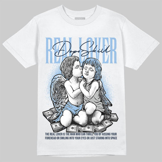 Asics Gel-Cumulus 16 Wash/Independence Blue DopeSkill T-Shirt Real Lover Graphic Streetwear - White 