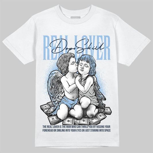 Asics Gel-Cumulus 16 Wash/Independence Blue DopeSkill T-Shirt Real Lover Graphic Streetwear - White 