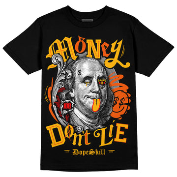 Dunk Low Championship Goldenrod (2021) DopeSkill T-Shirt Money Don't Lie Graphic Streetwear - Black